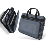 Smatree适用新苹果MacBookPro14/16英寸笔记本电脑包手提单肩硬壳公文包 蓝灰色 14英寸MacBookpro电脑包