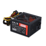 冰矿 全新额定ATX-300W 400W 500W 600W 700W 台式机箱PC电竞游戏电脑电源 ATX-600总功率500 P8+双P6+2