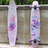 BARBE UE LONGBOARD 糖衣长板专业初学男生女生刷街平花滑板男生dancing舞板滑板 糖衣4.0昭和少女整板