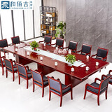 众和佰吉会议桌长桌培训桌板式会议桌培训桌会议台多人开会桌直角桌椅高档 其他尺寸可定制