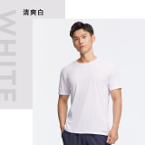 迪卡侬（DECATHLON）速干t恤男夏训练休闲宽松透气健身跑步速干衣短袖MSJT 气质白(新老款随机发货) L（欧码偏大）