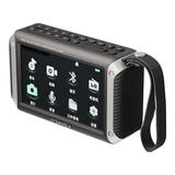 SANSUIF53山水F55新款双喇叭大功率音箱收录音机无线蓝牙小音响低音家用迷你小音箱高清视频播放器收音机 F55炫耀黑】升级7吋大屏/双喇叭 128G电影U盘64G歌充电器耳机收纳