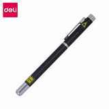 得力（deli）激光翻页笔 PPT笔 伸缩教鞭 教学培训指示笔 办公用多功能演示笔 遥控笔 投影笔 【伸缩光点调整可书写】3934黑色