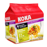 KOKA可口方便面袋装 新加坡进口炒面 泡面干拌面炸酱面速食食品 星洲叻沙风味面（非油炸）340g
