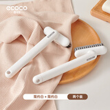 ecoco意可可多功能无死角缝隙刷硬毛卫生间厕所刷地旋转小刷子瓷砖地缝清洁刷 【简约白/两个装】内嵌脏物夹
