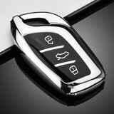 GGO适用于荣威rx5钥匙套rx5plus i5 i6plu max s科莱威RX3 RX8汽车钥 B款【铂金银】钥匙套