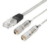 尘土 华为路由器线缆 DB9转2BNC线缆 E1线缆调试线 中继电缆 模块连接线 DB9转2BNC射频同轴路由调试线 RJ45转两个L9 调试线 10米