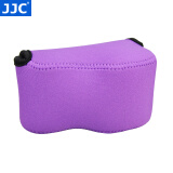 JJC 相机内胆包 收纳保护套 适用于索尼A6600 A6100 A6000 A5100 A6300 A6400 ZV-E10 RX1RII微单配件 OC-S1PE小号 紫色