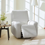 帕布（pabu）芝华仕沙发套全包弹力头等舱套罩太空舱专用摇摇椅套布艺防猫抓 象牙灰【清雅】  单人位（2扶手+1坐垫+1靠背）