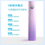 飞科(FLYCO) 电动牙刷成人全自动软毛无线充电情侣款生日礼物送男友七夕情人节礼物FT7105 FT7105冰晶蓝标配【共包含4个刷头+旅行盒】