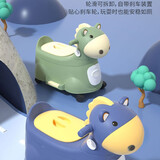 小哈伦儿童马桶音乐座便器宝宝坐便器男女孩婴幼儿尿盆便盆音乐款漫秋绿