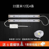 梵帝伦  led灯条长条替换吸顶灯灯芯灯管灯盘灯板贴片灯带客厅灯长方形遥控改造 22厘米一拖二 白光