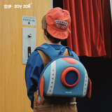 zoy zoii儿童书包幼儿园背包帅气出游双肩包轻便舒适3-6岁男孩生日礼物
