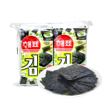 韩国进口零食 海牌海苔 香脆紫菜烤海苔芥末味16g 下午茶小吃送礼休闲零食儿童食品
