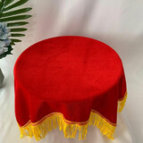 琉弦笙 开业剪彩套装 花球红布剪刀大红花颁奖托盘开业庆典用品道具 托盘+托盘布+手套