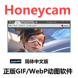 正版Honeycam GIF WebP动图视频教程制作编辑软件Bandisoft出品 个人版1台电脑终身授权