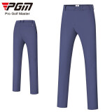 PGM 新款 高尔夫服装男士golf球裤防水长裤弹力腰带保暖裤子 KUZ114-藏青色 XXS