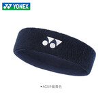 YONEX尤尼克斯头带吸汗带束发带 yy男女运动吸汗防滑棉制护具羽毛球棉 AC259EX 藏青 1条装