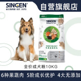 信元发育宝（SINGEN）美食森林成犬专用粮10kg 中大型犬边牧哈士奇通用型狗粮20斤 DD23