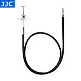 JJC 机械快门线 遥控 适用于索尼黑卡RX1R富士XE4 XT4 X100V XT20 X100T X100F XT5 XPRO2 XE3 XT30II TCR-70S 线长70CM 银色