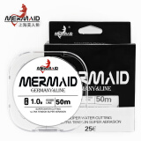 美人鱼（Mermaid）鱼线子线套装进口原丝渔线台钓线竞技钓线子线50米 子系1.0