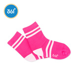 361°361童袜儿童袜子男女童长袜运动袜【1双装】 N11832361 梅红色 3