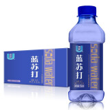 优珍苏打水饮品加锌蓝苏打无糖无汽弱碱性饮料纯净饮用水350ml*24瓶