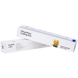 又壹点保鲜膜大卷盒装大号带切割器 微波炉冰箱适用 经典I款30cm*90米 PE保鲜膜