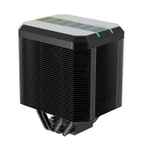 ALSEYE奥斯艾（ALSEYE）风冷cpu散热器 M90-B 电脑组件 4热管双塔式双平台扣具 低躁音风扇ARGB 黑色