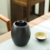 赐禄日式家用半斤陶瓷温酒器烫酒壶清酒黄酒暖酒壶白分酒杯套装酒盅 大号酒器175ml