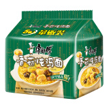 康师傅 方便面 经典香菇炖鸡面五连包101g*5 泡面袋装速食 方便食品