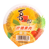 喜之郎什锦果肉果冻200g*1杯 儿童小零食 休闲零食（不配勺）