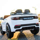 携手路虎儿童电动汽车四轮四驱玩具车可坐人越野童车锂电 四驱白+合金壳锂电+软轮+低门