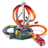 风火轮轨道车三环挑战轨道组合套赛道玩具男孩礼物礼盒汽车模型小跑车 电动极速回旋赛道CDL45