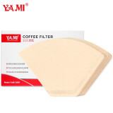 亚米（Yami）103咖啡扇形滤纸美式咖啡机4号滤纸 YM2805 4-7人份