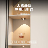 炫美琳（MICLION）展示柜led灯无线遥控充电式射灯酒柜灯免布线玩具柜灯橱柜书柜灯 山丘灯玫瑰金（三色变光）