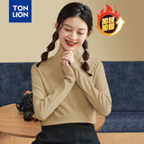唐狮打底衫女秋冬季衣多穿新款半高领纯色内搭长袖T恤女1