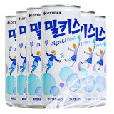 乐天（LOTTE） 饮料韩国进口妙之吻碳酸汽水苏打水气泡水果味饮品年货 妙之吻牛奶碳酸饮料 250mL*6罐