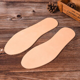 HKNS 2.0mm厚头层黄牛皮鞋垫男女款真皮透气吸汗防臭柔软舒适休闲大码皮鞋垫 2.0mm厚黄牛皮鞋垫 42