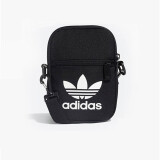 adidas阿迪达斯斜挎包 单肩包运动健身跨包多功能腰包休闲户外便携小包 三叶草款EI7411