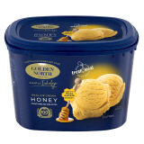 Golden North金若丝 蜂蜜味冰淇淋 2L*1桶/940g 进口家庭装鲜奶冰激凌