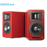 漫步者（EDIFIER）AIRPULSE A100 立体声有源书架音箱 客厅音响 电视音响 红色特别版