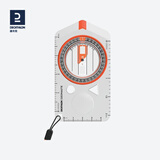 迪卡侬户外登山体育便携野营高精度指针式指南针越野罗盘定向WSCT Explore 500