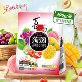 喜之郎蒟蒻果冻 0脂礼箱礼袋装 休闲零食婚庆儿童伴手礼物葡萄青梅冻 【多口味-20小包】400克*1袋