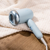 如山（LUSN）婴儿吹风机宝宝专用吹屁屁股低音低辐射吹头发迷你风筒蓝色款