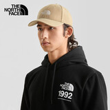 北面（The North Face）鸭舌帽情侣Classic 66棒球帽运动帽户外舒适遮阳25新品|4VSV LK5/卡其色 OS/均码/57.8cm
