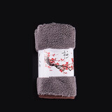 言殊茶布茶巾吸水加厚养壶巾擦养紫砂壶布巾茶台毛巾茶具配件 咖啡色 小号茶巾