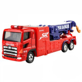 多美（TAKARA TOMY）多美卡合金小汽车模玩具132号横滨消防局救援工作拖车981695