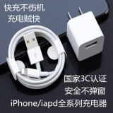 原奘 适用于苹果X se iphone xs/xr/8p/6s/5s 7plus充电器手机充电头数据线usb充电线快充手机充电插头 快充充电器头+线 1m套装