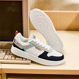 361°运动鞋男秋冬季复古百搭厚底保暖小白休闲板鞋子男672136611-5